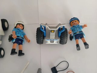 Lote Playmobil Policía: Quad y veway