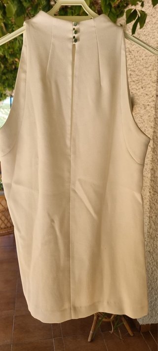 Top Zara Blanco Mujer
