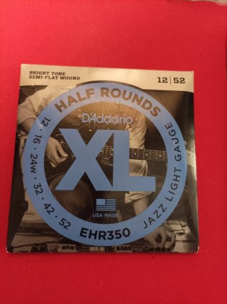 Cuerdas D'Addario XL Half Rounds 12-52