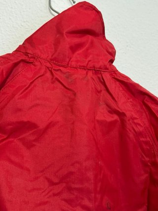 Mono impermeable moto Mototécnica vintage rojo