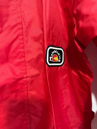 Mono impermeable moto Mototécnica vintage rojo