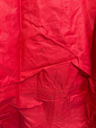 Mono impermeable moto Mototécnica vintage rojo