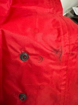 Mono impermeable moto Mototécnica vintage rojo
