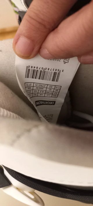 Pattini da ghiaccio uomo Oxelo FIT100 Nero T43