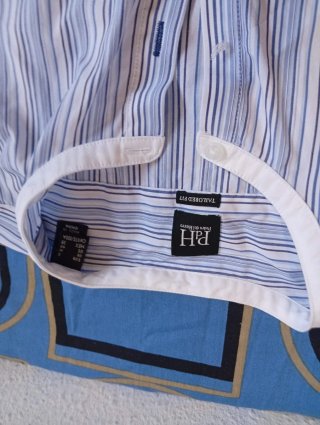 Camisa Pedro del Hierro Rayas Azules Talla M