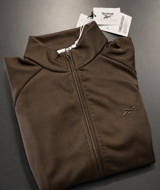 Chaqueta sudadera marrón estilo vintage Reebok L