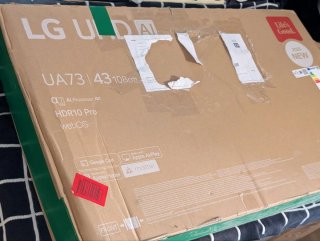 TV LG 43UA73006LA con defecto pantalla