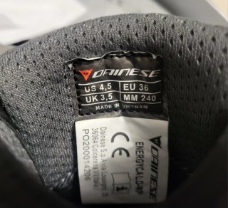 Botas Moto Dainese Energyca Waterproof Negras