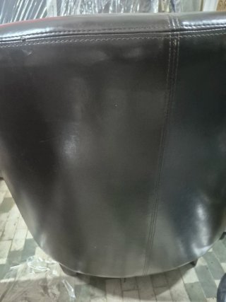 Butaca piel marrón