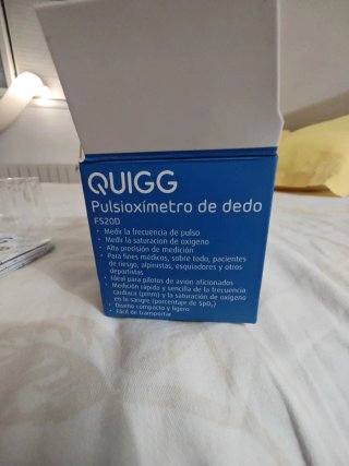 Pulsioxímetro de Dedo QUIGG
