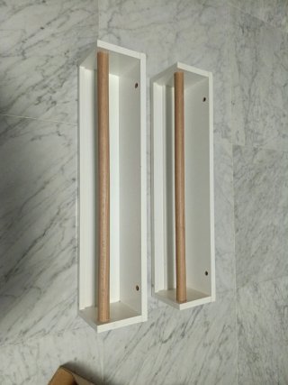Conjunto de 2 estanterías, estantes o baldas