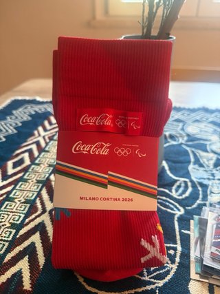 Calze Coca-Cola Sci Milano Cortina 2026