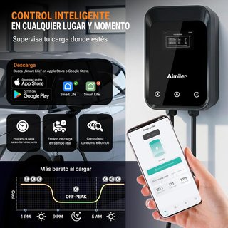 Cargador Wallbox Aimiler 22kW Trifásico