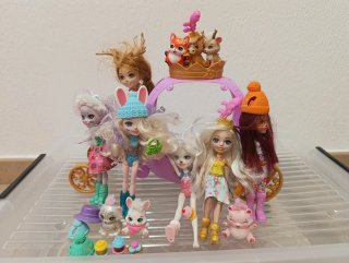 Muñecas Enchantimals Carruaje y Accesorios