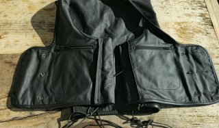 Chaleco Cuero Custom biker