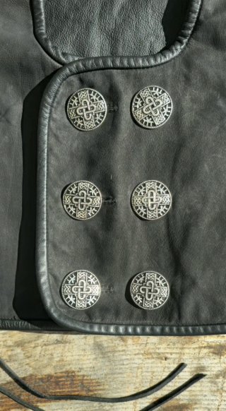 Chaleco Cuero Custom biker