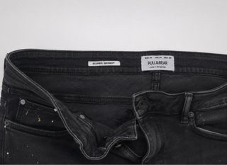Pull&Bear Pantalones Super Skinny Negros