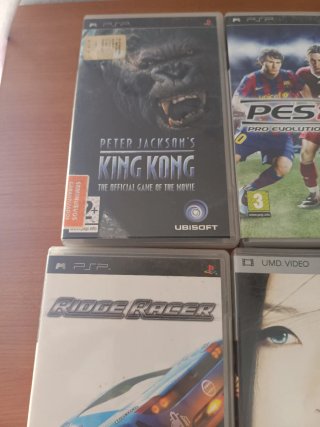 Lote Juegos y películas PSP: King Kong, PES 2010