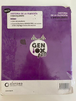 Historia de la Filosofía, 2 Bachillerato, Genio...