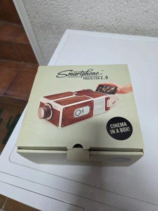 Proyector Smartphone 2.0 Marrón y Beige