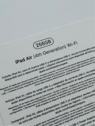 iPad Air 4ª Gen 256GB Plata