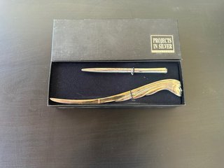 Set di penne vintage con astucci