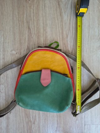 Bolso multicolor cuero tamaño pequeño