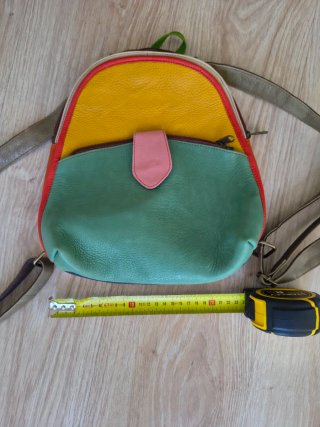 Bolso multicolor cuero tamaño pequeño