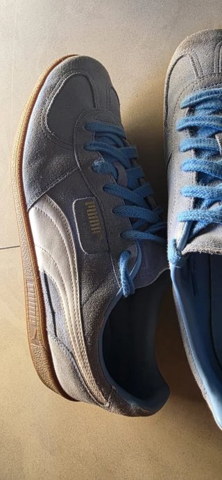 Zapatillas Puma Palermo Azul/Gris