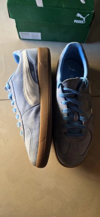 Zapatillas Puma Palermo Azul/Gris