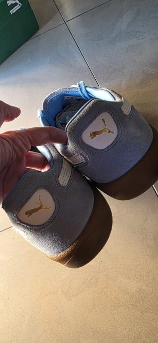 Zapatillas Puma Palermo Azul/Gris