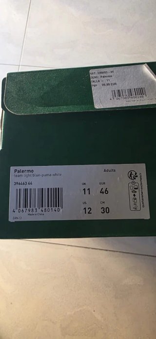 Zapatillas Puma Palermo Azul/Gris