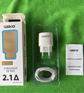 Cargador TEMCO 2.1A iPhone Lightning