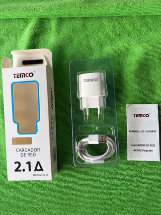 Cargador TEMCO 2.1A iPhone Lightning
