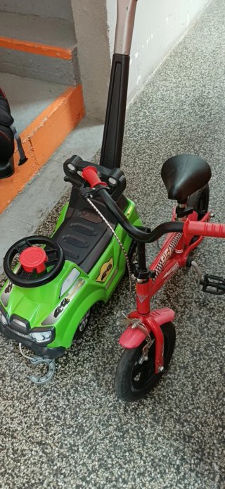 Cochecito y Bici Infantil