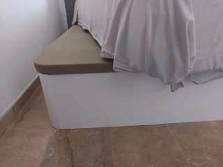 Canapé abatible madera y tela