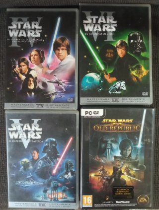 Pack Star Wars: Películas y Juego PC