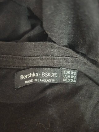 Camiseta negra manga corta