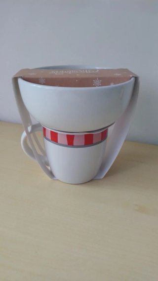 Set Tazza e Ciotola Natale Pupazzo Neve