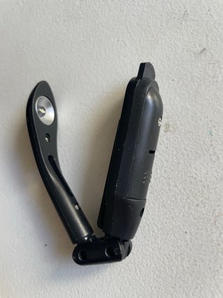 Lámpara LED para libro negra