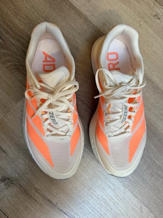 Zapatillas Adidas Running Beige y Naranja