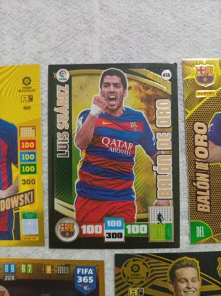 Lote Balones De Oro Adrenalyn FC Barcelona