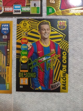 Lote Balones De Oro Adrenalyn FC Barcelona