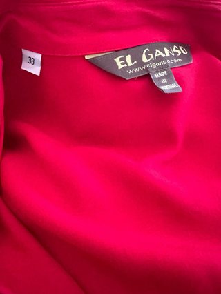 Vestido El Ganso rojo talla 38
