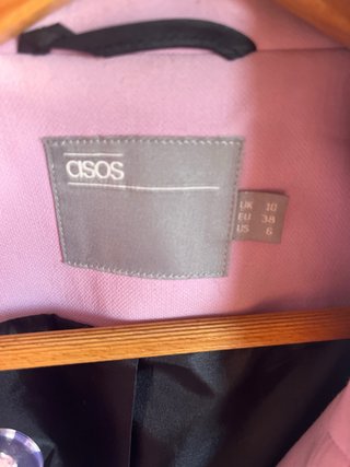 Gabardina ASOS Rosa