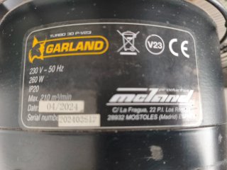 Ventilador Industrial Garland TURBO 30P-V2
