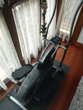 Bicicleta Elíptica Gris