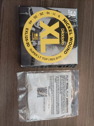 4 Juegos Cuerdas D'Addario EXL125-3D