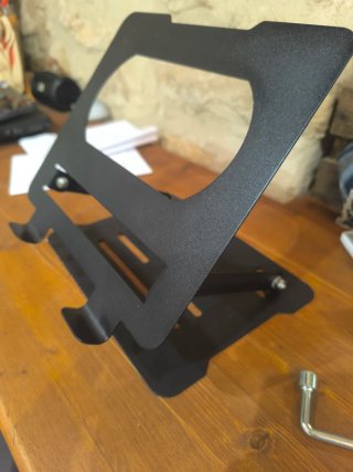 Soporte para portátil negro