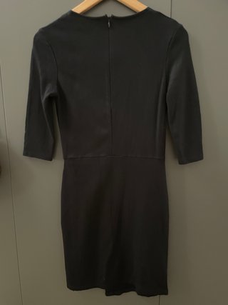 Vestido cruzado negro